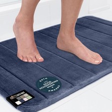 GORILLA GRIP Memory Foam Bath Mat, Soft Absorbent US Designed Bathroom Rug, Grip