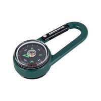 Kompass-Karabiner Mit Thermometer GrüN