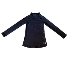 UNDER ARMOUR Cold Gear Black Compression Base Layer Shirt~YSM