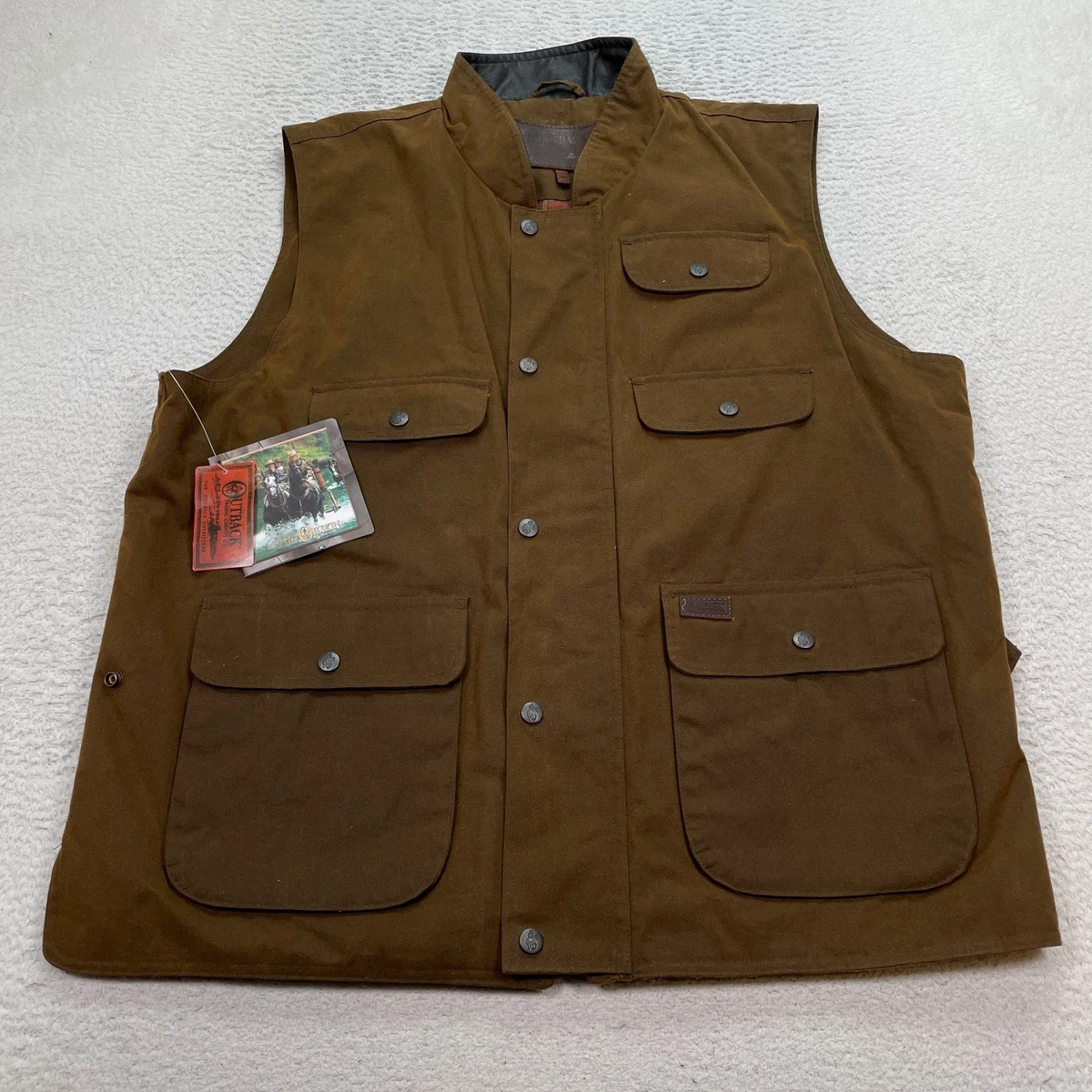 Gilet de Pêche en Coton Multi-Poches pour Homme Sans Manches - INSFITY - Jaune Jaune