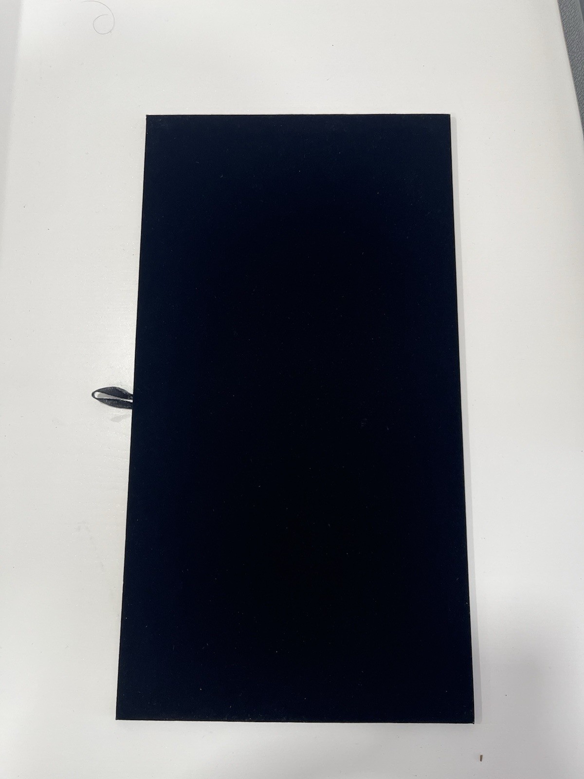 1" Standard Plastic Black Stackable Jewelry Display Tray With black velvet pad