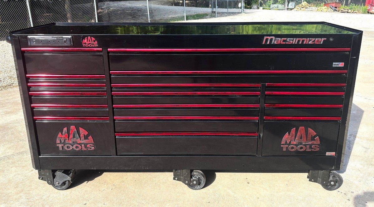 Macsimizer M8827 Triple-Bay Mac Tools Workstation w/ PowerTech