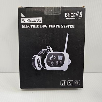 BHCEY Wireless Electric Dog Fence System Rechargeable Collar - Open Box