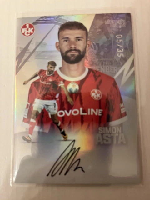 Ultimate Dropz 125 Jahre 1. FCK 2025-2026 On Card Auto Simon Asta 05/35