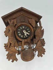 Vintage Regula Emil Schmeckenburg Germany Cuckoo Clock Untested For Parts/Repair
