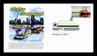 DR JIM STAMPS US MIGHTY MISSISSIPPI IN IOWA IMPERFORATE FDC PANDA CACHET COVER