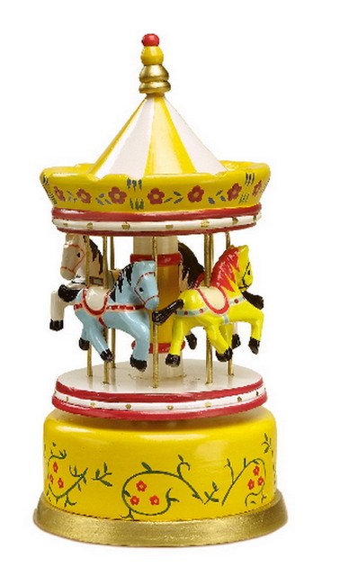 carrusel de madera musical