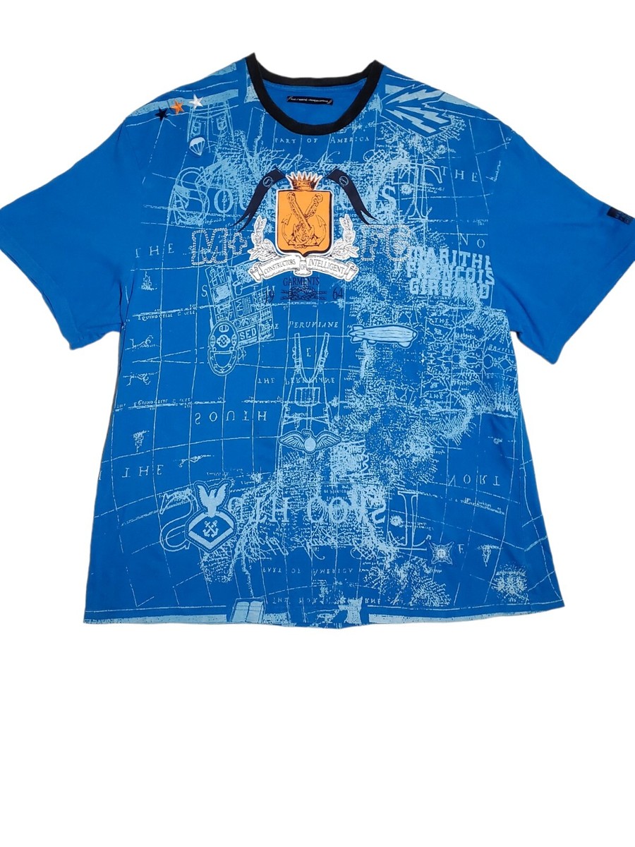 Marithe Francois Girbaud Embroidered All Over Print T-Shirt