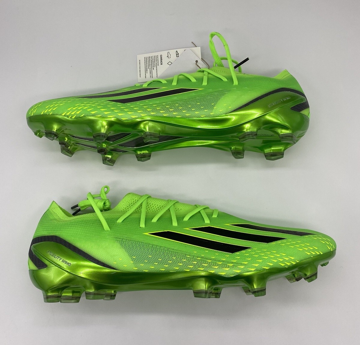 Adidas X Speedportal.1 FG Size 13 Game Data Pack Solar Green Adidas X Speedportal.1 FG Size 13 Game Data Pack Solar Green