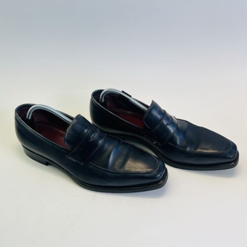 BILLIONAIRE ITALIAN COUTURE MENS Blue Loafers Slip-on Shoes 44 US 10.5 - Picture 3 of 8
