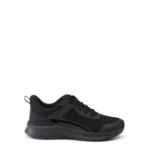 Zapatillas deportivas Athletic Works para mujer estilo de vida malla negras/negras talla 8M - Imagen 5 de 6