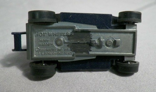 Vintage 1969 Mattel Redline Hot Wheels Auto blau & schwarz Paddy Wagon U.S. Police - Bild 5 von 5