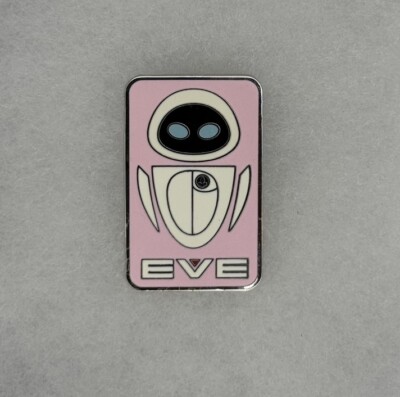 disney pin 62231 Wall-E Pixar Eve robot girl pink retro vintage souvenir friend