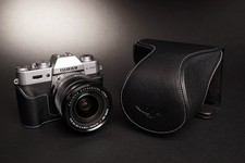Genuine Real Leather Full Camera Case Bag Cover for FUJIFILM XT20 XT10