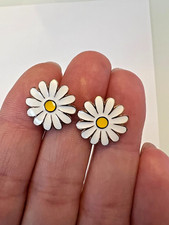 Ohrringe Sterlingsilber 925 Damen Ohrschmuck Vergoldet Emaille Neu Eliteschmuck