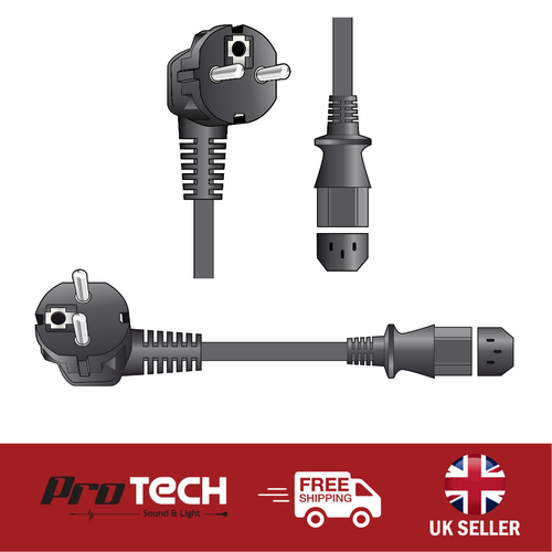 Mains Power Lead Kettle Lead EU Schuko Plug IEC 10A Mercury 1.5m eBay