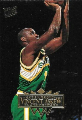 Vincent Askew 1995 96 Fleer Ultra #169 Sonics