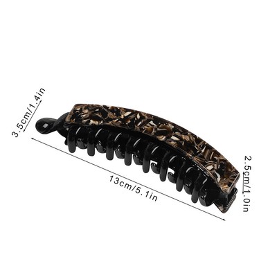 8 Stück Banana Clip Haarspangen Für Damen – Bunte Haarklammer, Für Mittellanges & Langes Haar