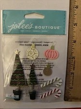 Jolee's Boutique Dimensional Sticker 7PC Christmas Decoration Scrapbooking Craft
