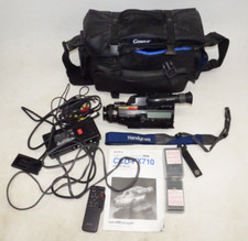 Sony Handycam Camcorder CCD-FX710 Hi8 Cassette Charger Bag Instruc Japan PARTS