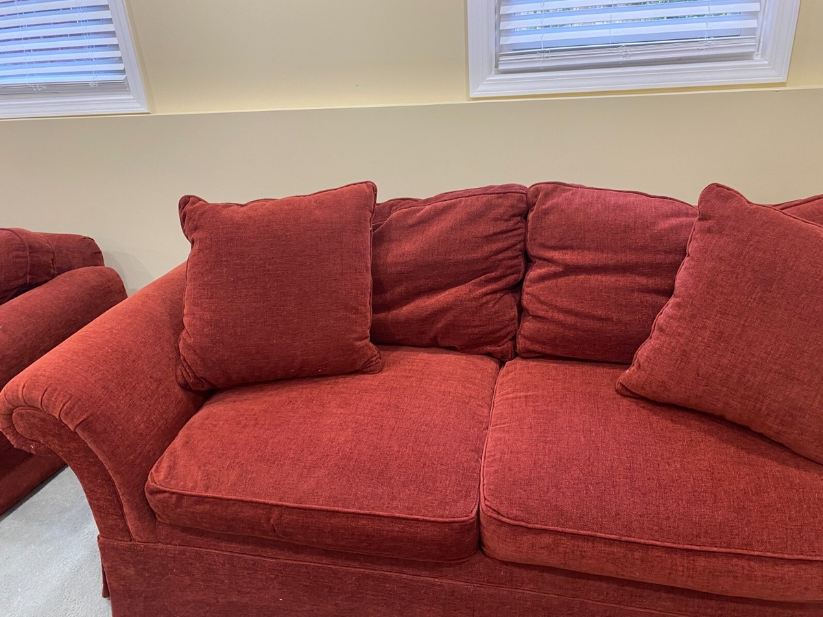 5個口のA♥DREXEL HERITAGE 2 Drexel Heritage Sofas 92 inches in length with Waterfowl & Grey