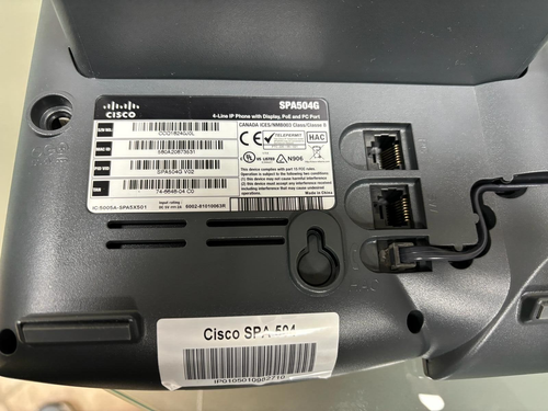 CISCO IP PHONE TELEFONO POE SPA504G - Bild 4 von 5