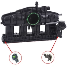 Intake Manifold w/ Sensor &Solenoid Valve Fits VW CC EOS GTI Tiguan Jetta Passat