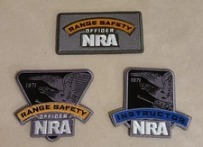 NRA Instructor And Multi Range Safety Officer Patch (RSO) Combo
