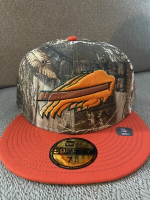 Buffalo Embroidered Cap with Camo Brim Buffalo Camo Hat – Little Buffalo Creek Co main image 3