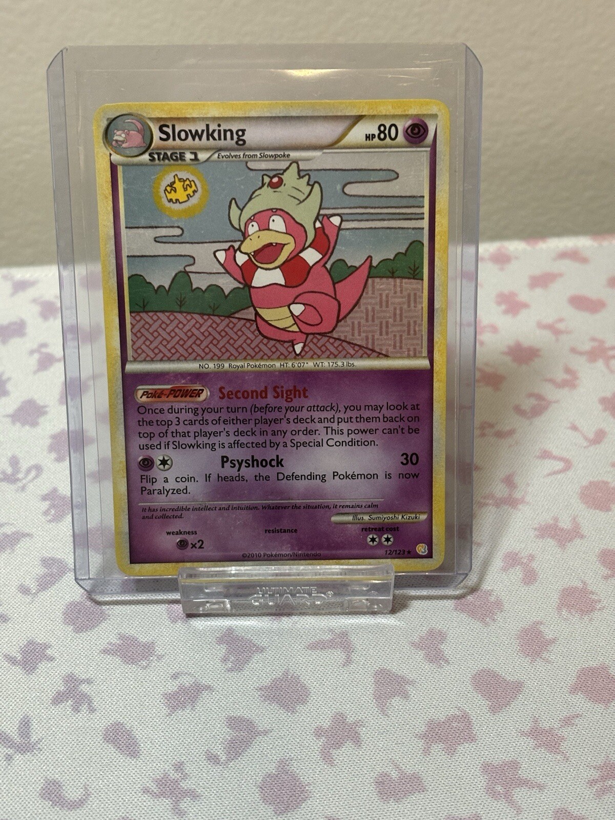 Pokemon Slowking Holo Rare Heartgold Soulsilver 12/123 LP
