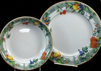Wedgwood EDEN HOME COLLECTION Dinner Plate + Pasta Bowl GREAT CONDITION