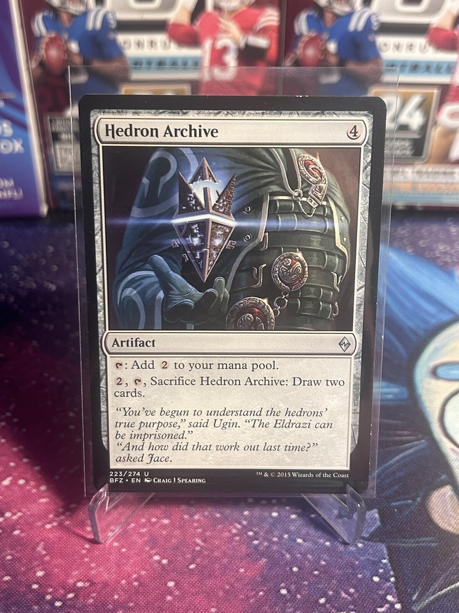 Hedron Archive 1x FOIL BFZ MTG Battle for Zendikar Uncommon MINT artifact Hedron Archive 1x FOIL BFZ MTG Battle for Zendikar Uncommon MINT artifact