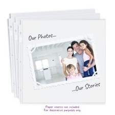 12x12 Sheet Protectors Photo Album Refill Pages 50 Pack