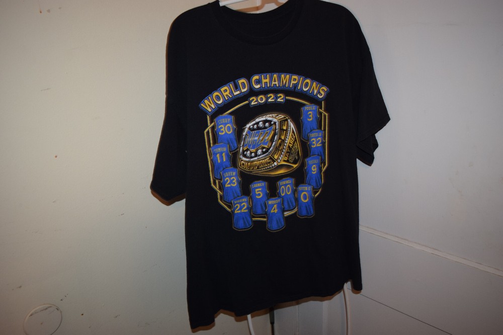 Golden State Warriors 2022 NBA Championship  T -Shirt Mens Size 2XL