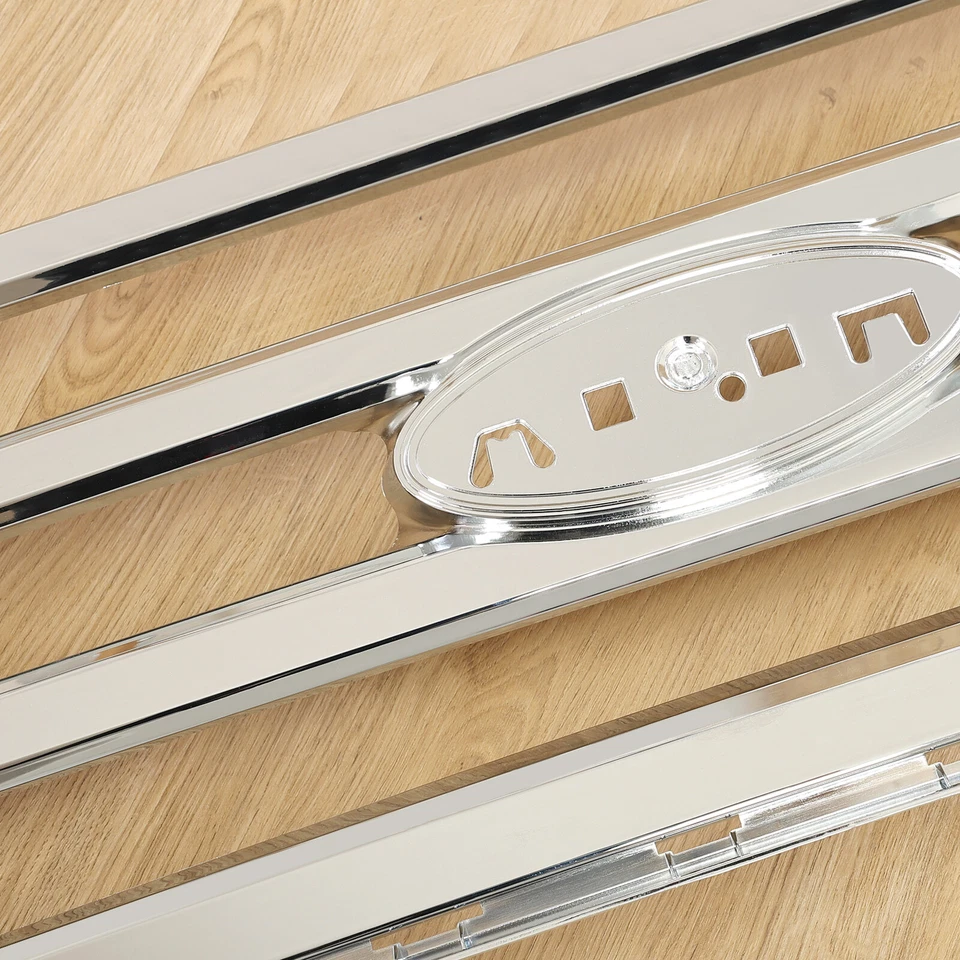 Conjunto de rejilla de parachoques delantero cromado para Ford Expedition 4 puertas 2007-2014 Foto 4 de 4