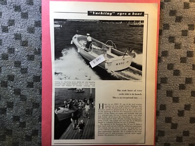 1967 Magazine Article & Picture MBYC IV. Long Island Sounds Manhasset YC
