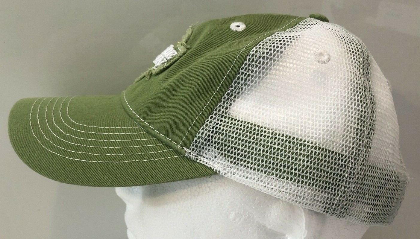 World Wide Sportsman Hat Cap Mesh Strapback Trucker Green Adjustable eBay
