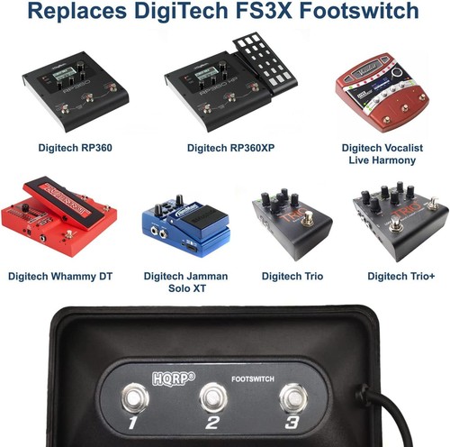 HQRP Guitar Amp Momentary Footswitch for Fender Bassman 300, Pro 1200, Sunn 300T - Picture 5 of 7
