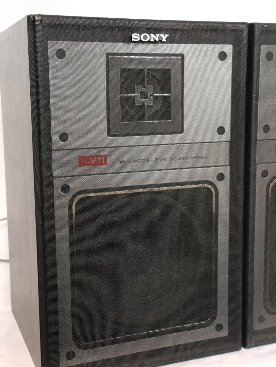 Vintage 1980s Sony SS-V11 Bookshelf Speakers 60W 6 Ohms | eBay