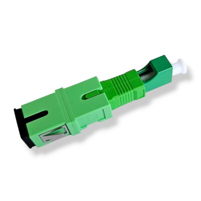 Glasfaser LC/APC(Female) - SC/APC(Female) Hybrid Adapter / Buchse - Buchse