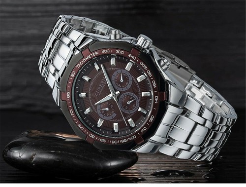 CURREN Watches Men Steel Quartz Wristwatch Military Watch Business Male Watches - Picture 9 of 28