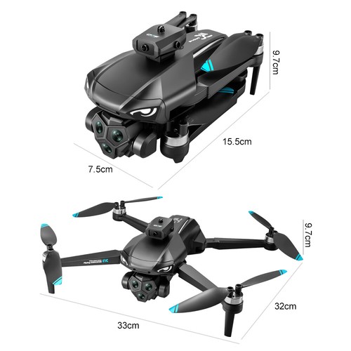 M33 MAX Drone WIFI FPV 4K HD Doble Cámara Cuadricóptero Pantalla 4.5" Control Remoto - Imagen 19 de 26