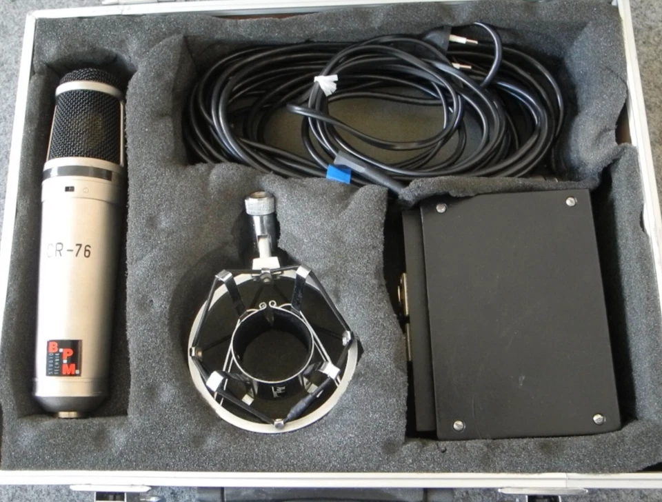 BPM CR-76 Röhren-Studiomikrofon – Vintage Großmembran – U67-Style – - Bild 2 von 4