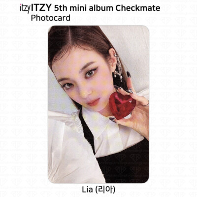 ITZY 5th Mini Album Checkmate Official Photocard Clear Card
