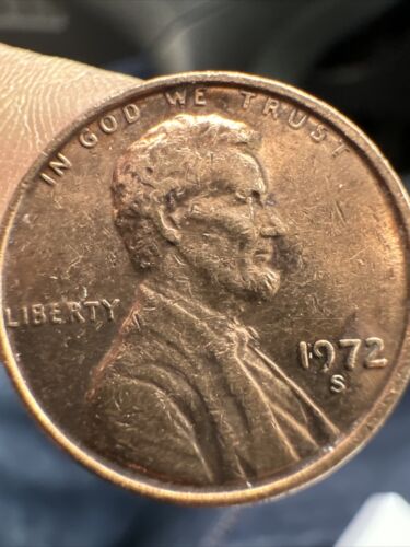 1972 S LINCOLN PENNY 1 Cent Coin 1C308 - Picture 1 of 4