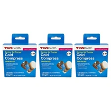 CVS Health Gel Therapy Cold Pack Cold Compress Pack S-M Lot of 3