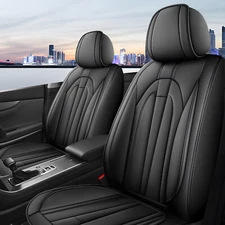 Universal Faux Leather Car 5 Seats Covers Full Set front Rear Cushion Protector