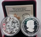 Canadian Athletes Limited Edition Proof Silver Dollar $1 Coin 2016 Rio Olympics