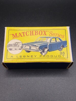 MATCHBOX 　No.33 FORD ZEPHYR Ⅲ vintage Matchbox Series Lesney no. 33 Ford Zephyr III in box