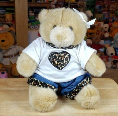 Vintage 1997 Build A Bear Lil Cub Butterscotch Teddy Plush Stuffed Animal  NICE